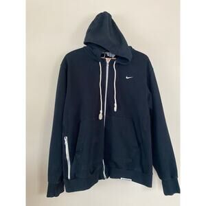 Nike Standard Issue Dri-FIT Full-Zip Basketball Hoodie - Black Large*